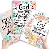 A5 Spiral Notebook - God Is My Refuge And Strength