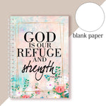 A5 Spiral Notebook - God Is My Refuge And Strength