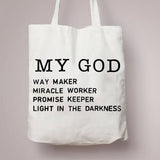 Jesus Inspired Canvas Shoulder Bags