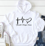 Faith Hope Love Hoodie