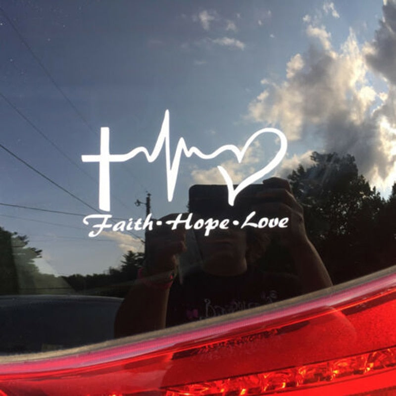 Faith Hope Love Sticker