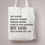 Jesus Inspired Canvas Shoulder Bags