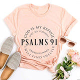 Psalms 91 Women's T-Shirt