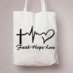 Jesus Inspired Canvas Shoulder Bags