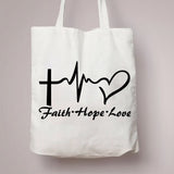 Jesus Inspired Canvas Shoulder Bags