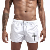 Believe beach shorts white 