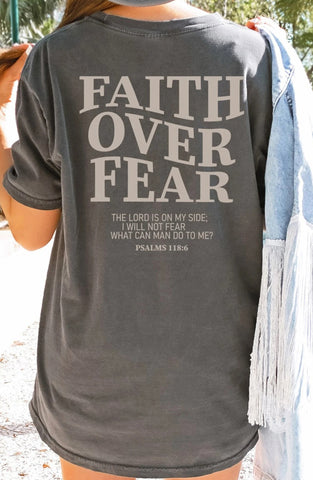 Faith Over Fear Oversized T-Shirt