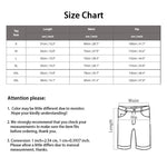 Believe beach shorts size guide