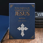 A5 Embossed Hardcover Jesus Notepad