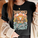 Boho "transformed by Christ" T-Shirt