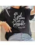 With God All Things Are Possible T-Shirt