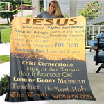 Jesus Christ Plush Blanket