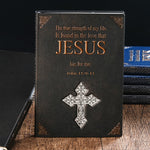 A5 Embossed Hardcover Jesus Notepad